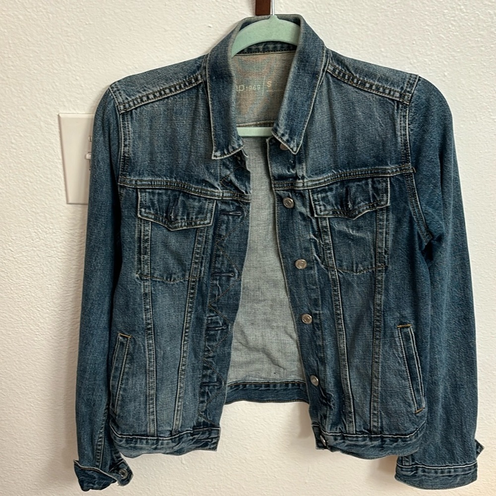 Gap Denim Jean Jacket - distressed blue